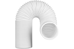 TURBRO 5 Inch Diameter Polypropylene Portable Air Conditioner Universal Exhaust Hose