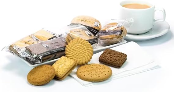 Brakes Mini Pack Sweet Bulk Biscuits Cookies Individually Wrapped Multipack Variety Of Custard, Chocolate Creams, Digestives, Ginger, Shorties (150 Mini Packs)