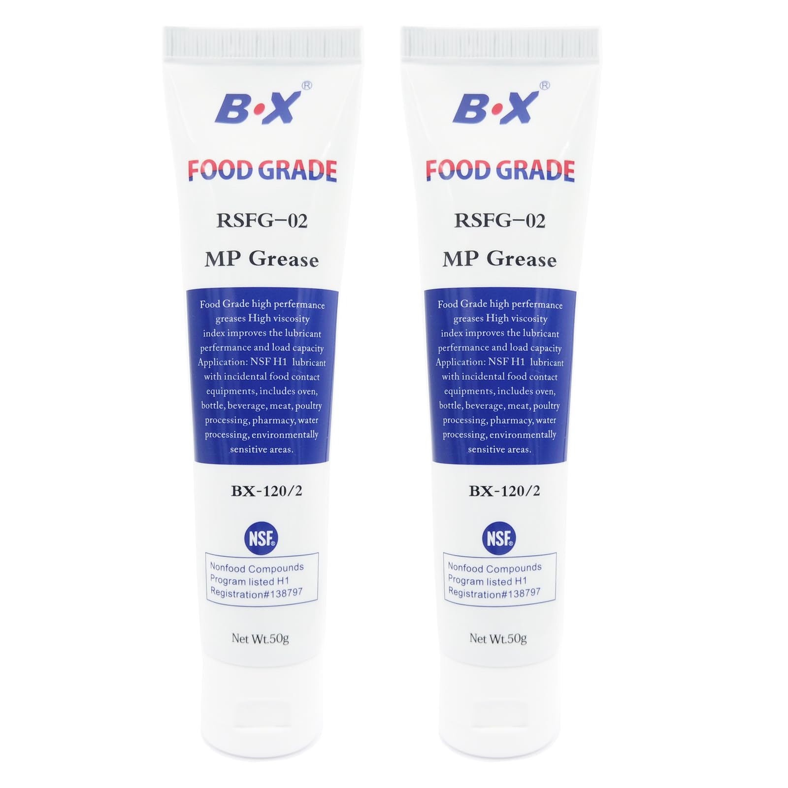 Food Grade Grease Lube for Swimming Pool O-Ring Gasket 1.7oz 2 Pack