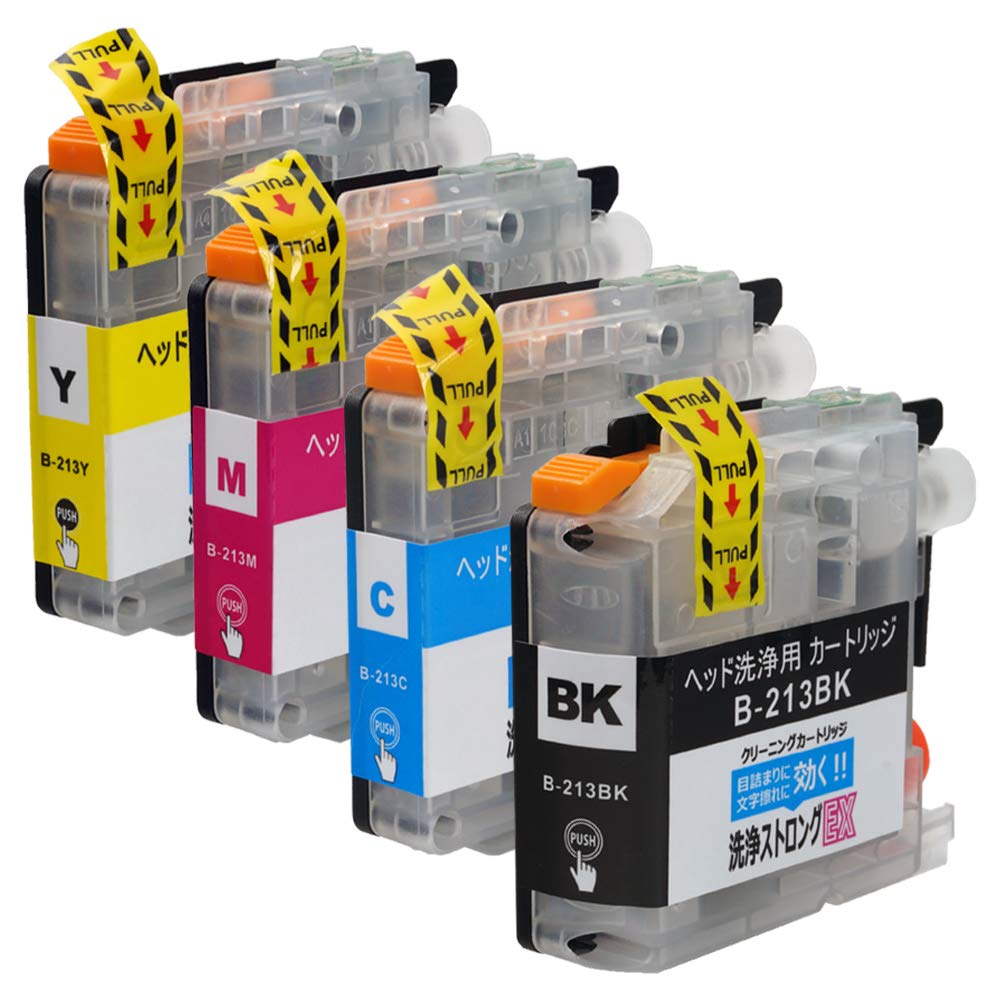 Amazon.co.jp: brother ブラザー LC213-4PK(BK/C/M/Y)【強力洗浄