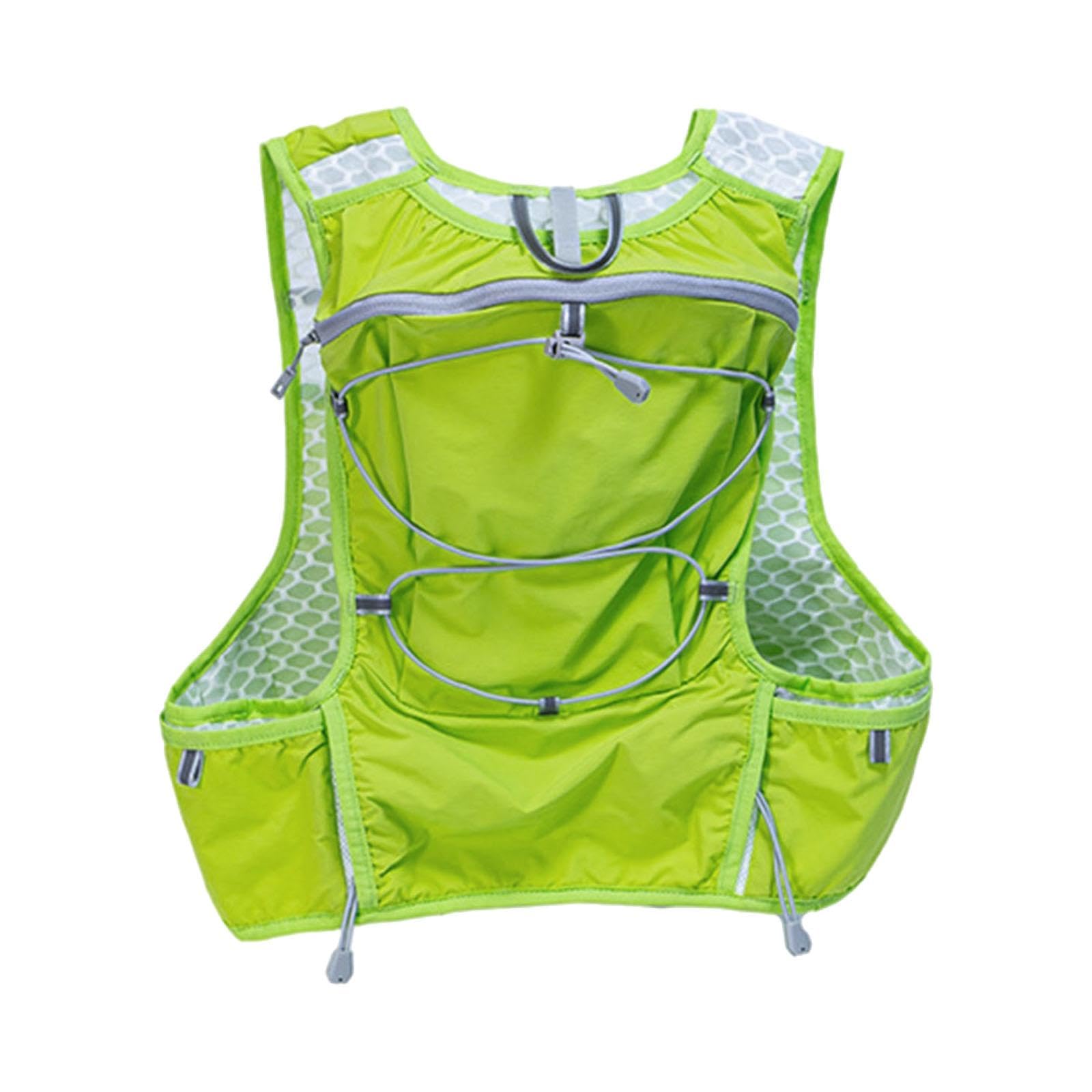 Zaino Idratazione Vest Borsa Acqua Backpack Leggero Compatto Tasca Multiuso Materiale Nylon Traspirante Adatto per Sport Outdoor Escursioni attività C
