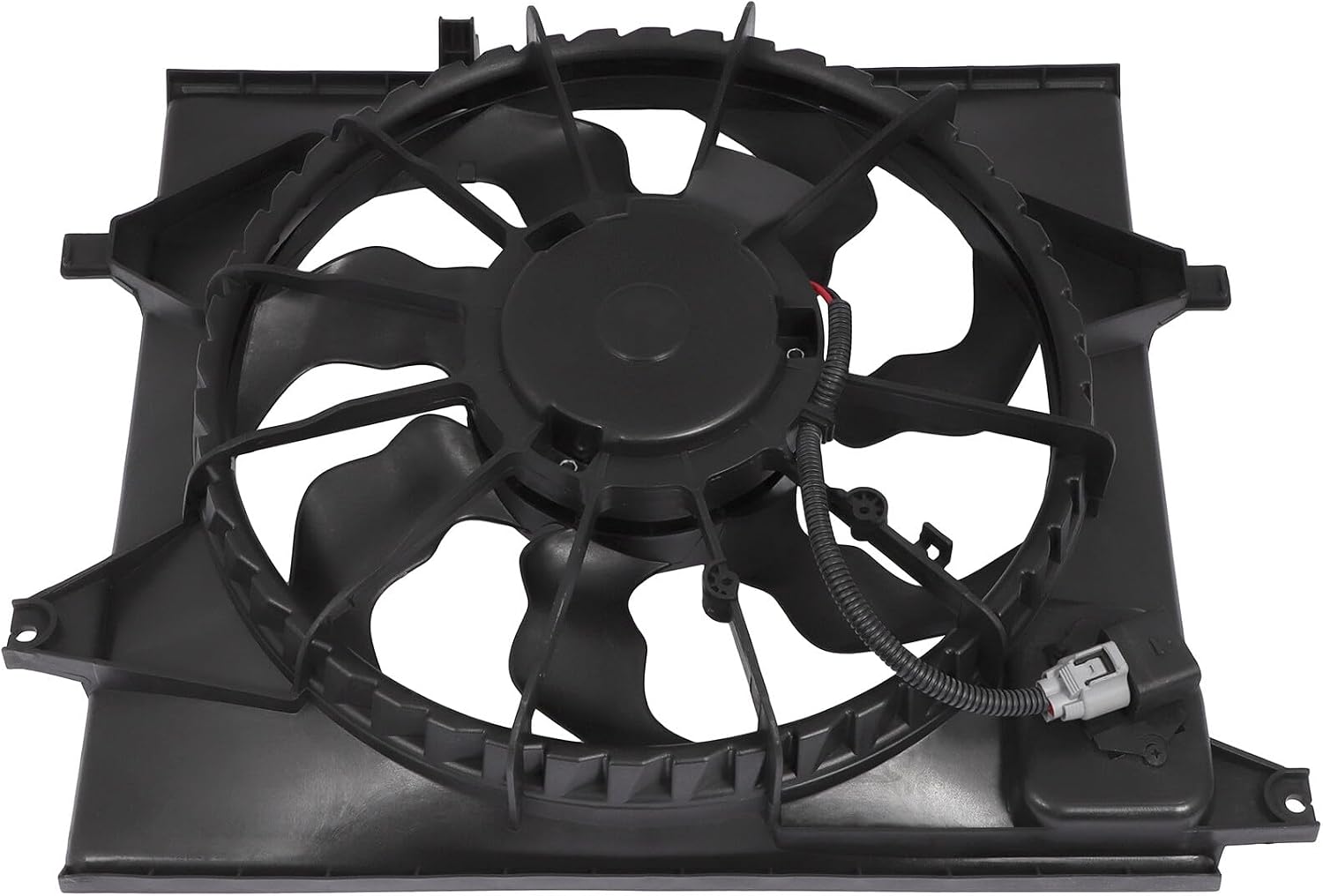 SCITOO 253802K000 Radiator Cooling Fan Compatible for 2010-2011 for Kia for Soul