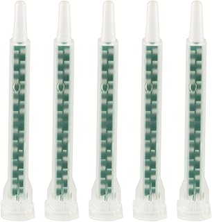 Tegg Static Mixer 20PCS 3.3 Inch Epoxy Mixing Tube Mixing Nozzle Tip Syringe Set for Adhesive Gun Applicator