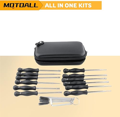 Miniatura 7 de 12 piezas de herramienta de ajuste de carburador Kit de ajuste de carbohidratos con herramienta de palanca de medición ZT-1 500-13 para motor