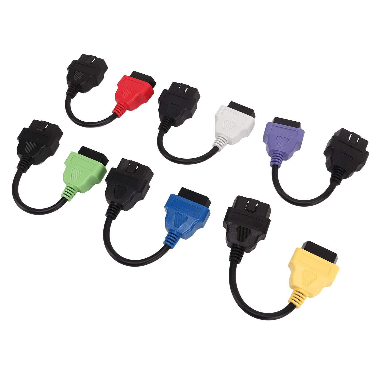 YUYTE 6 Pezzi OBD2 per Cavo Adattatore diagnostica OBD2 ECU scan Tool Cavi, Ricambio per