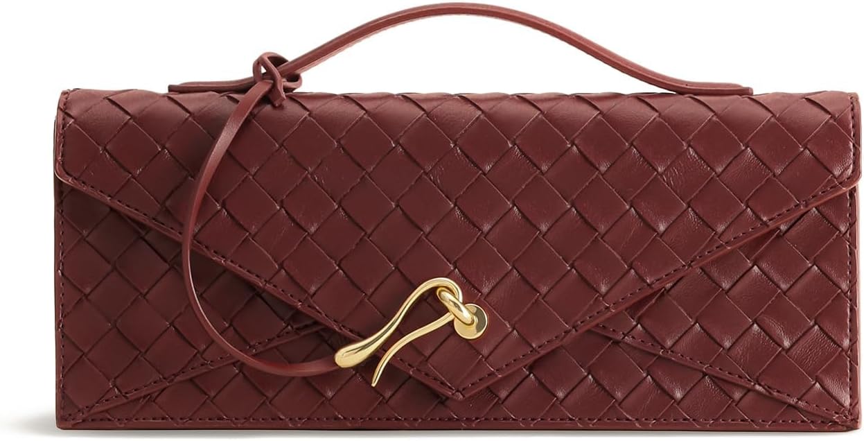 JW PEI Women's Celeste Woven Textured Envelope Top Handle Bag