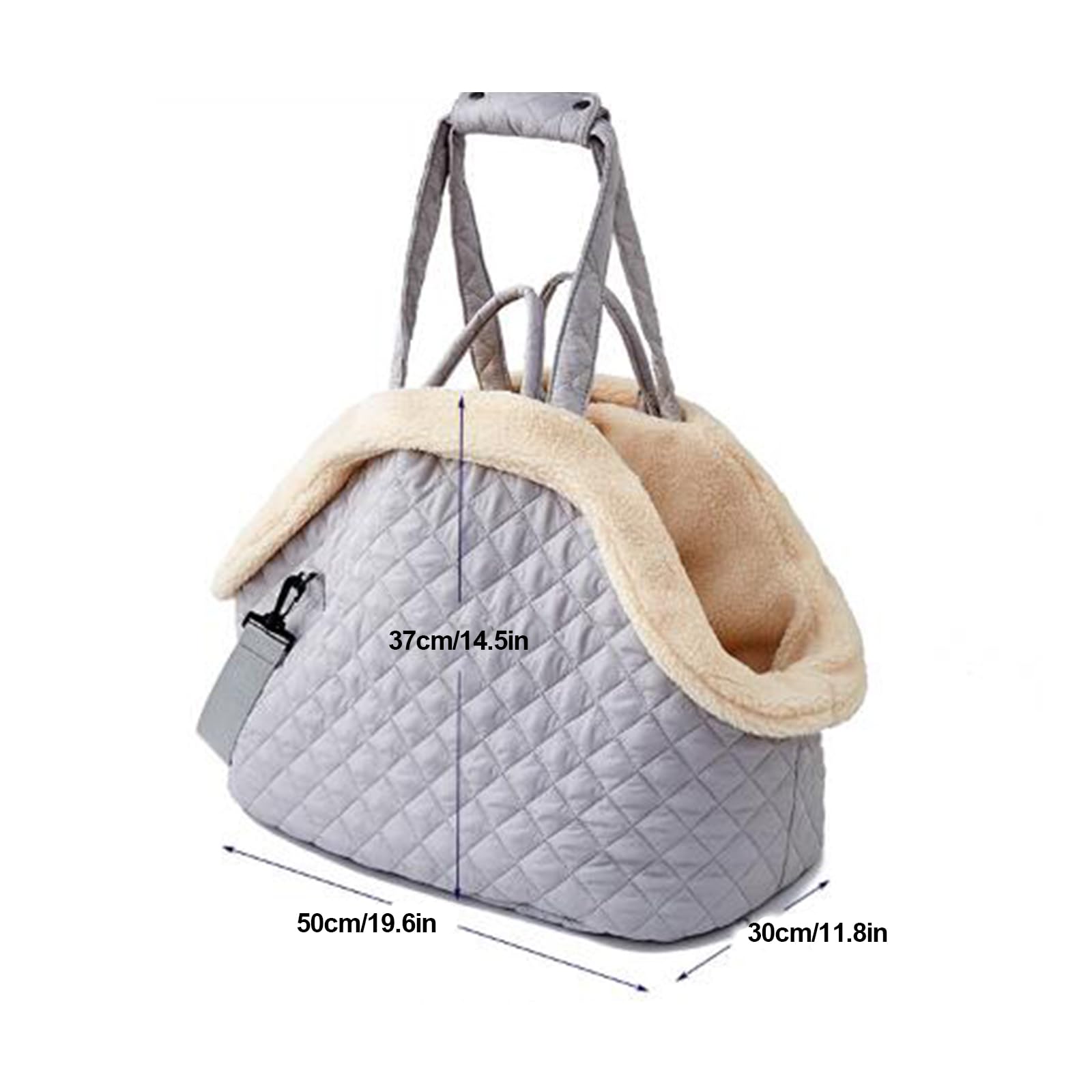 Bolsa De Transporte para Perros, Bolsa Transportadora para Gatos Y Perros Pequeños, Bandolera para Perro Transportín, Bolso De Hombro De Mascotas,Azul