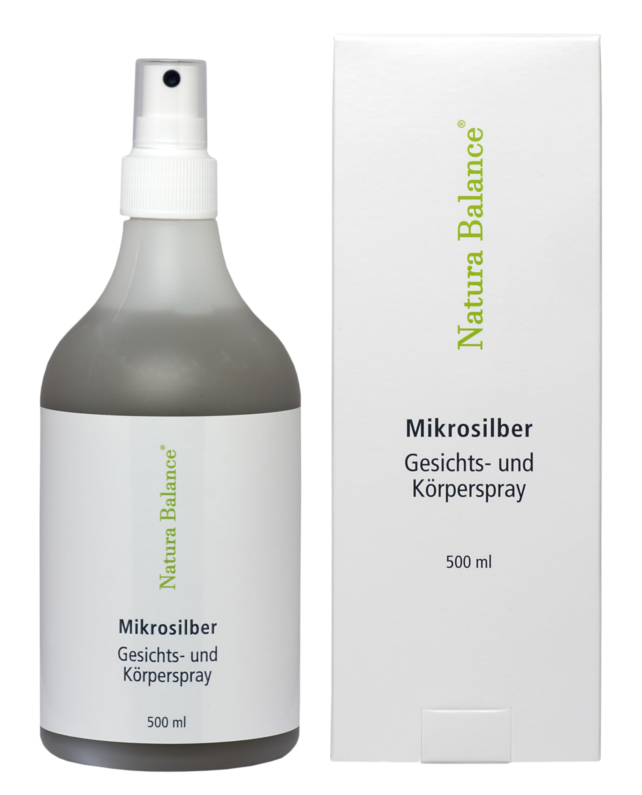 Microsilver - Spray facial y corporal de 500 ml Microsilver Silver Spray BG Aftersun burn Silver Cream Vegano