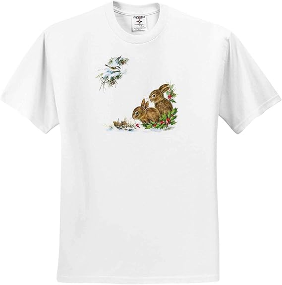 Amazon Co Jp Uta Naumann水彩画イラスト鳥のtシャツと雪の冬の森の動物のかわいいヴィンテージバニー ファッション Amazon Co Jp Uta Naumann水彩画イラスト鳥のtシャツと雪の冬の森の動物のかわいいヴィンテージバニー ファッション