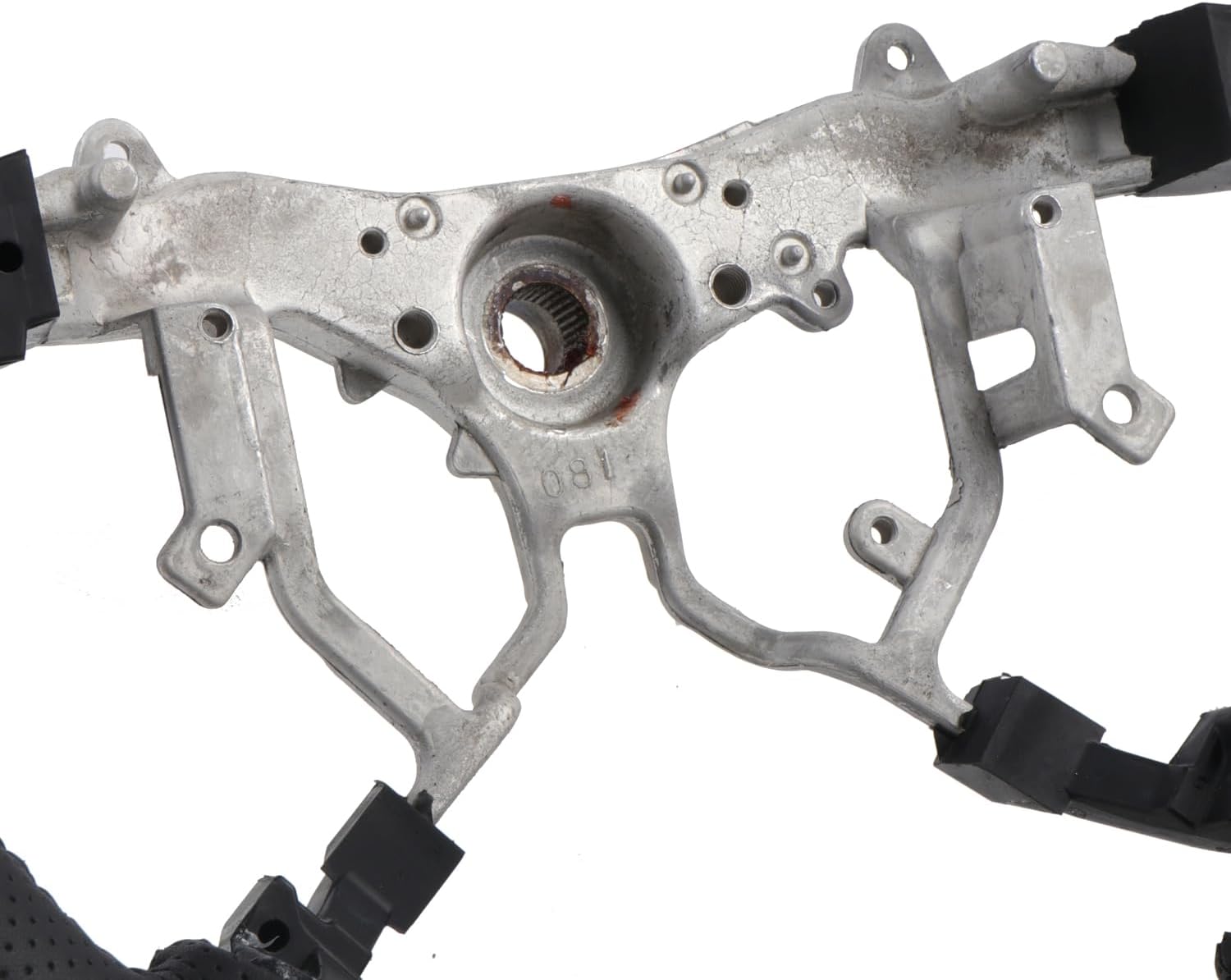 ITrims Steering Wheel Replacement for Toyota Tundra/Sequoia 2007-2013 Steering Wheel Perforated Leather D-Shaped Flat Bottom Car Interior Accessories Black