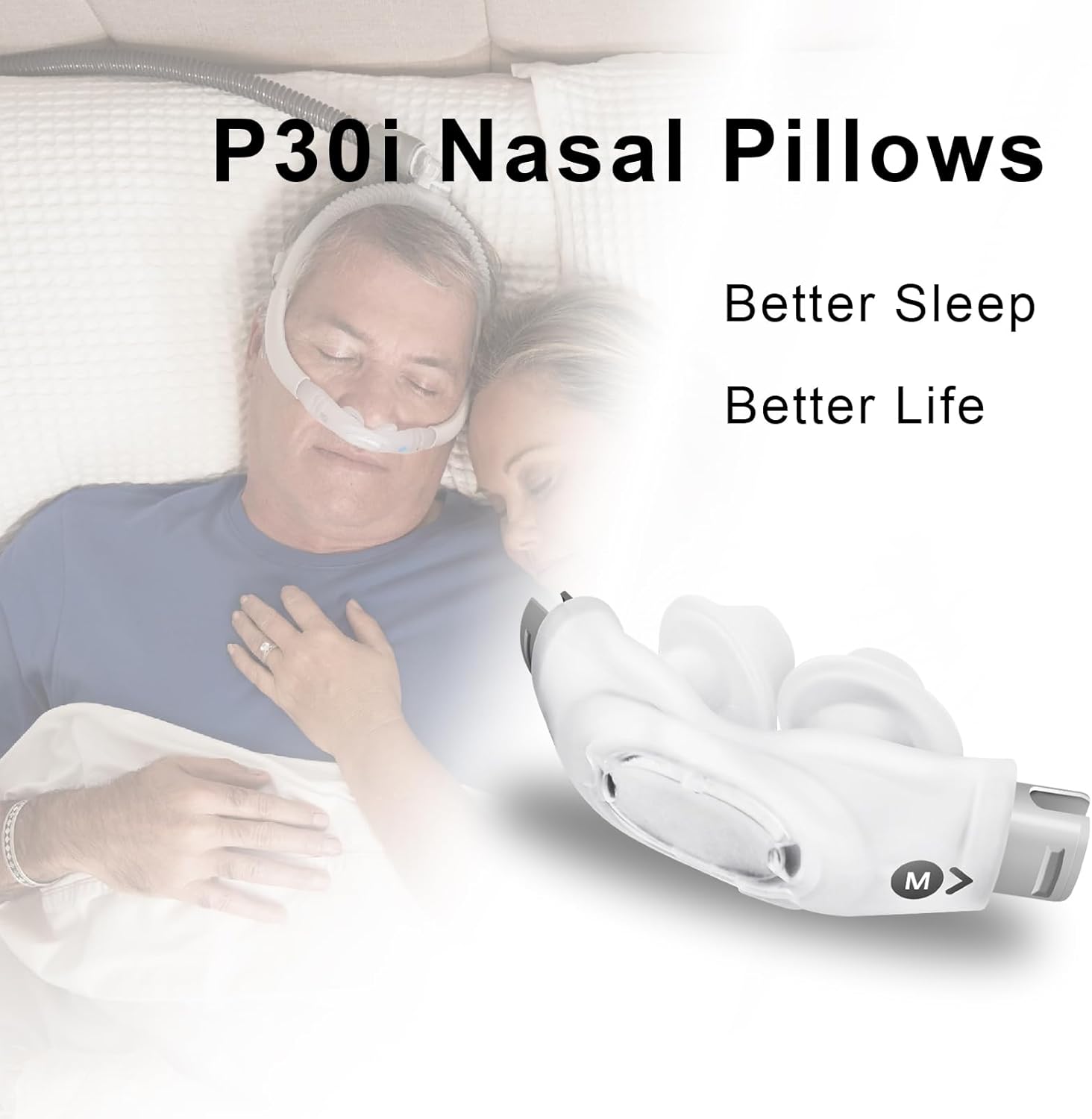 Replacement Nasal Seal Cushion for Airfit P30i - Cpap Nasal Mask Cushion for P30i - Comfortable and Soft Silicone & Quiet Venting (Medium)