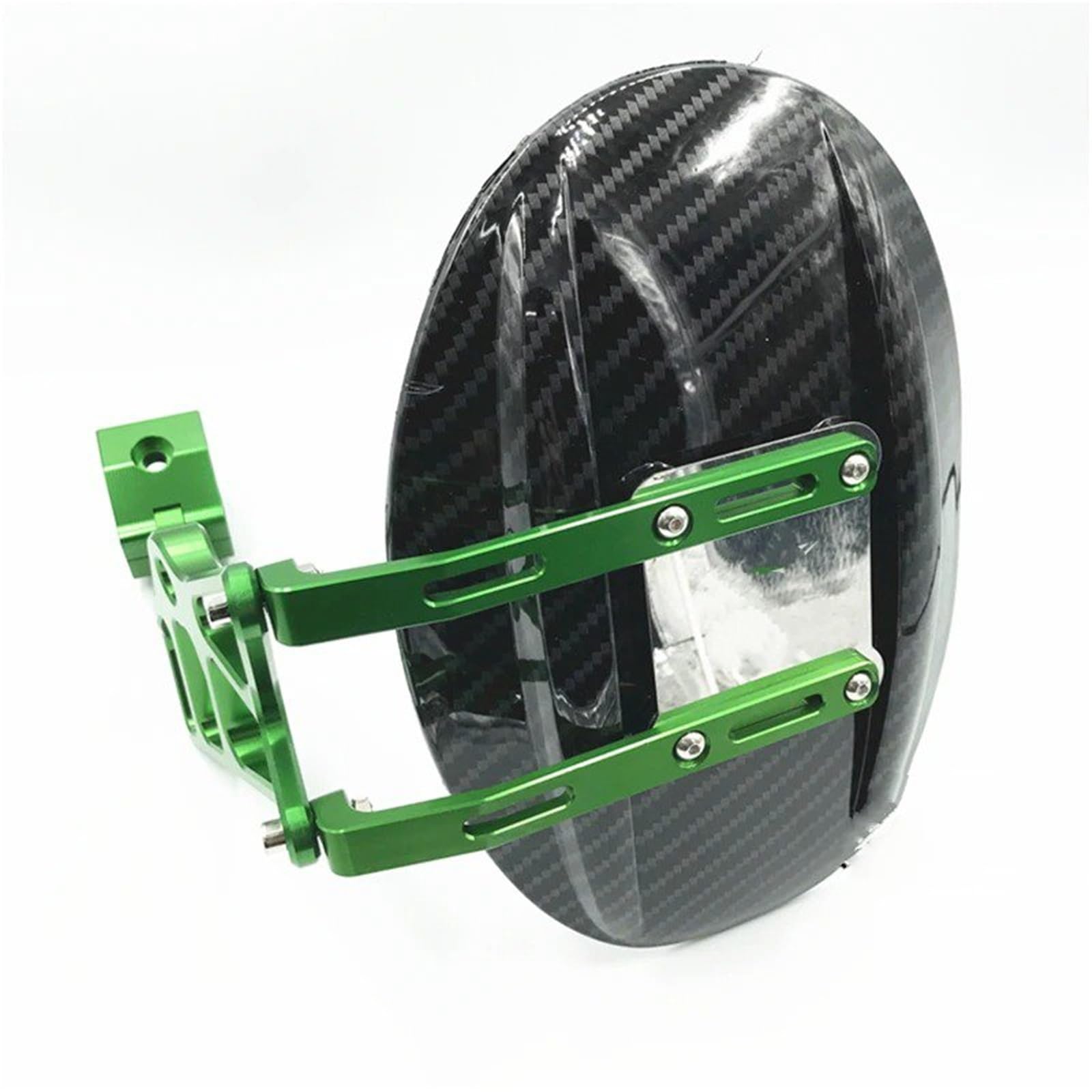 Motocicleta Guardabarros para Kawaski para Z1000 para Z1000SX 2010-2021 Motocicleta Aluminio Fibra Carbono Trasero Guardabarros contra Salpicaduras Motocross Guardabarros(Green)
