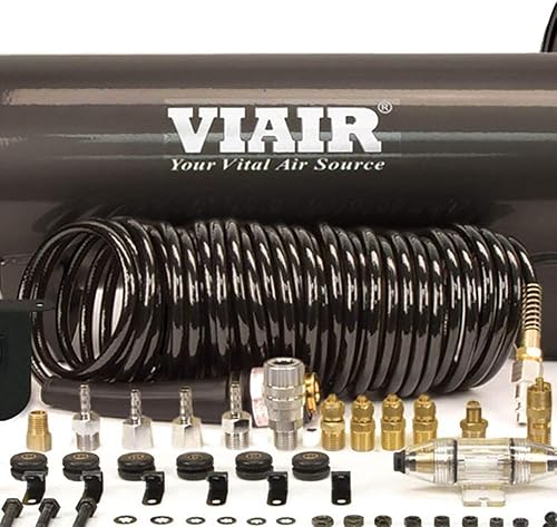 Miniatura 2 de Sistema de aire integrado Dual Stealth Black 444C (200 PSI - 3.53 CFM - 40 Amp - 12V - 2.5 galones. Tanque)