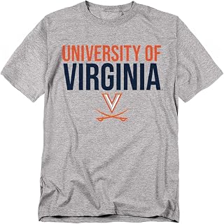 University of Virginia Official Stacked Unisex Adult T Shirt