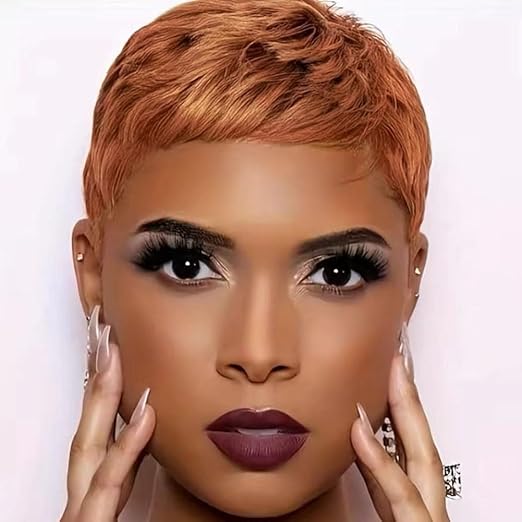 Crisp Pixie Cut Human Hair Wigs For African American Landscape in HD Crisp Pixie Cut Human Hair Wigs For African American Landscape in HD