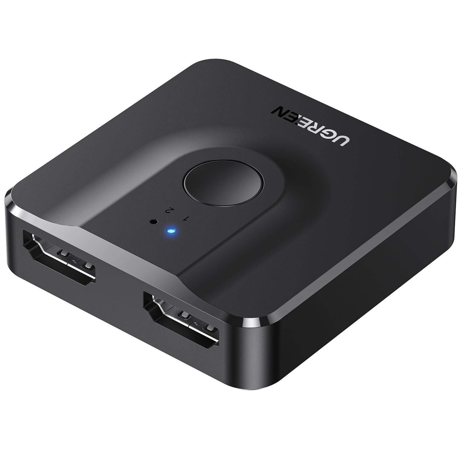 UGREEN HDMI Switch 2 in 1 Out 4K 60Hz Splitter, Bi-Directional 2 Input 1 Output Support 3D Compatible with Xbox PS4 PS5 Blu-Ray Player TV Stick HDTV Monitor