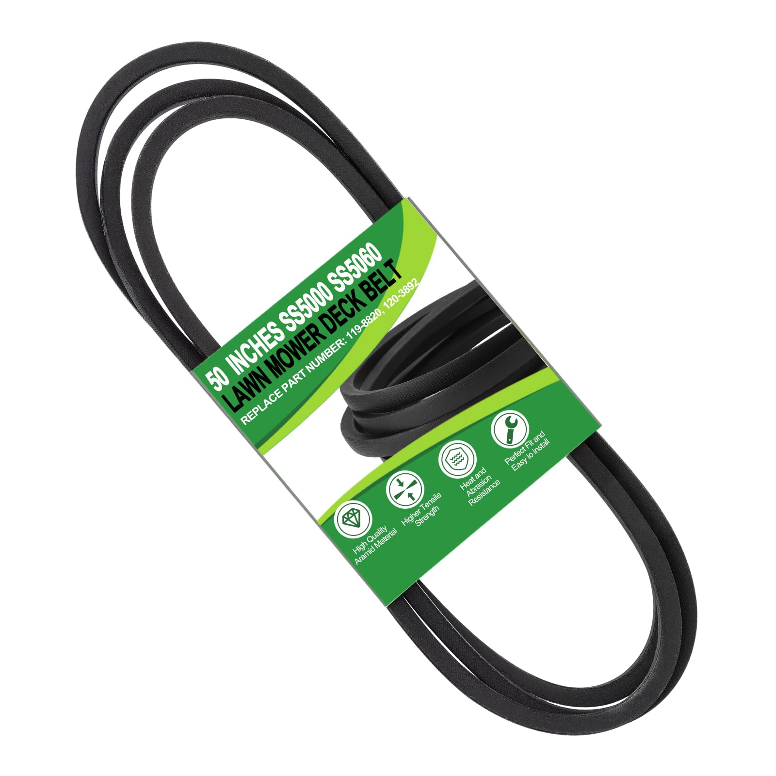 Lawn Mower 50" Deck 119-8820 120-3892 Toro Timecutter ss5000 Deck Lawn Mower Belt 74630 74361 74632 1/2 x 141