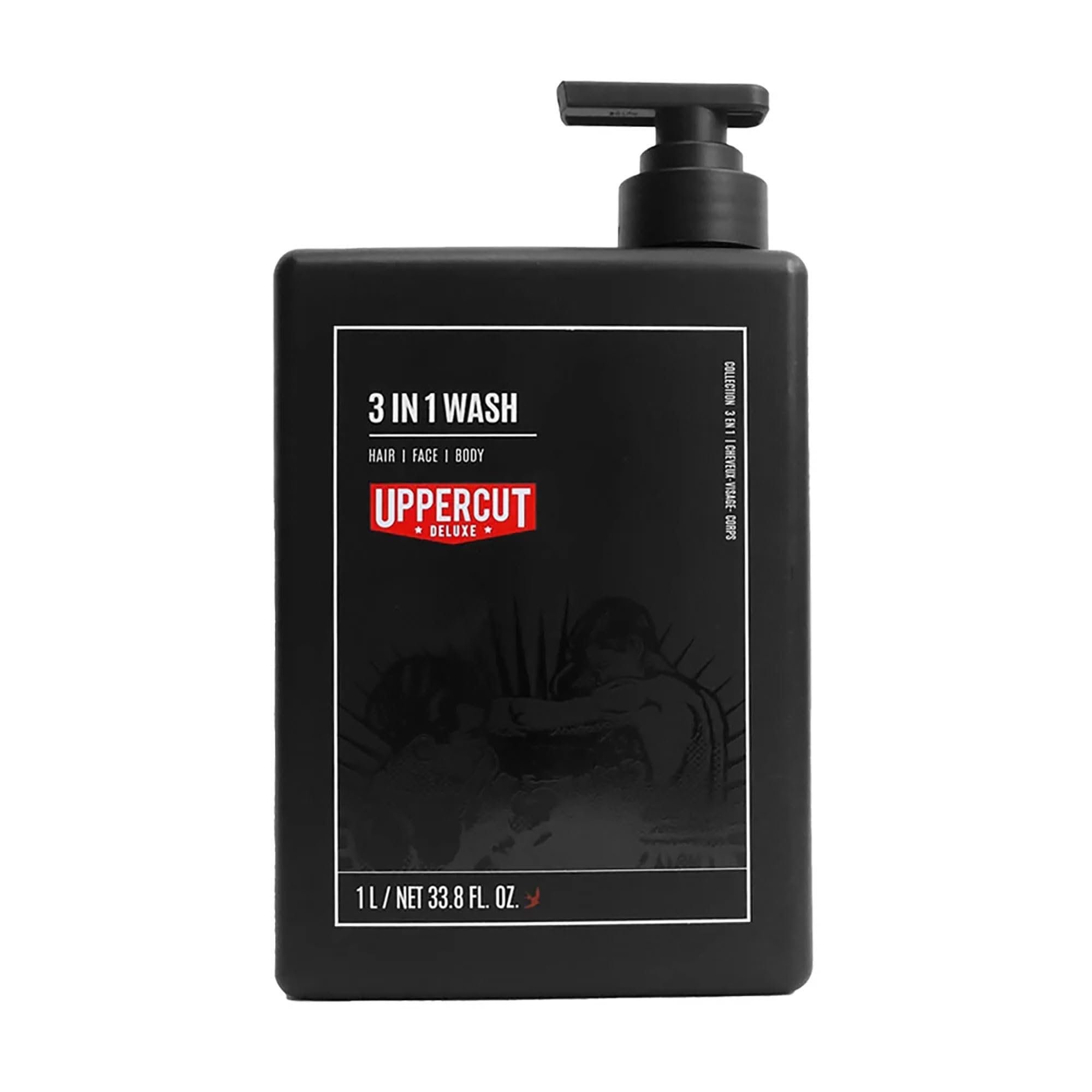 Uppercut Deluxe Gel de lavado 3 en 1 1 litro
