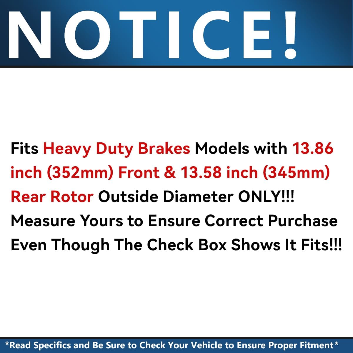Detroit Axle - Brake Kit for Ford Explorer Flex Taurus Lincon MKT MKS, Drilled Slotted Disc Brake Rotors Ceramic Brakes Pads Replacement: 13.86''inch Front & 13.58'' inch Rear
