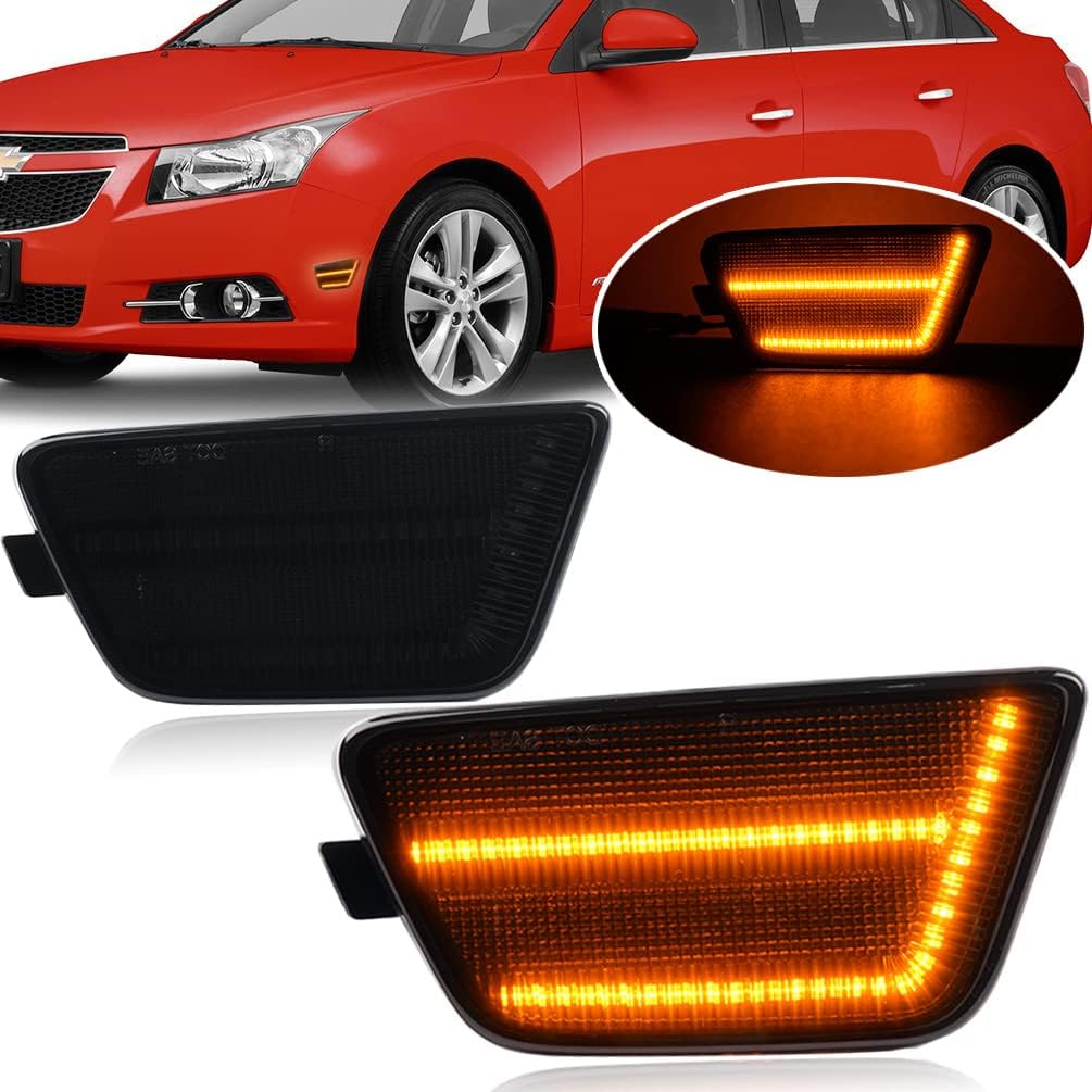 NJSBYL Cruze LED Side Marker Light Assemblies for 2011 2012