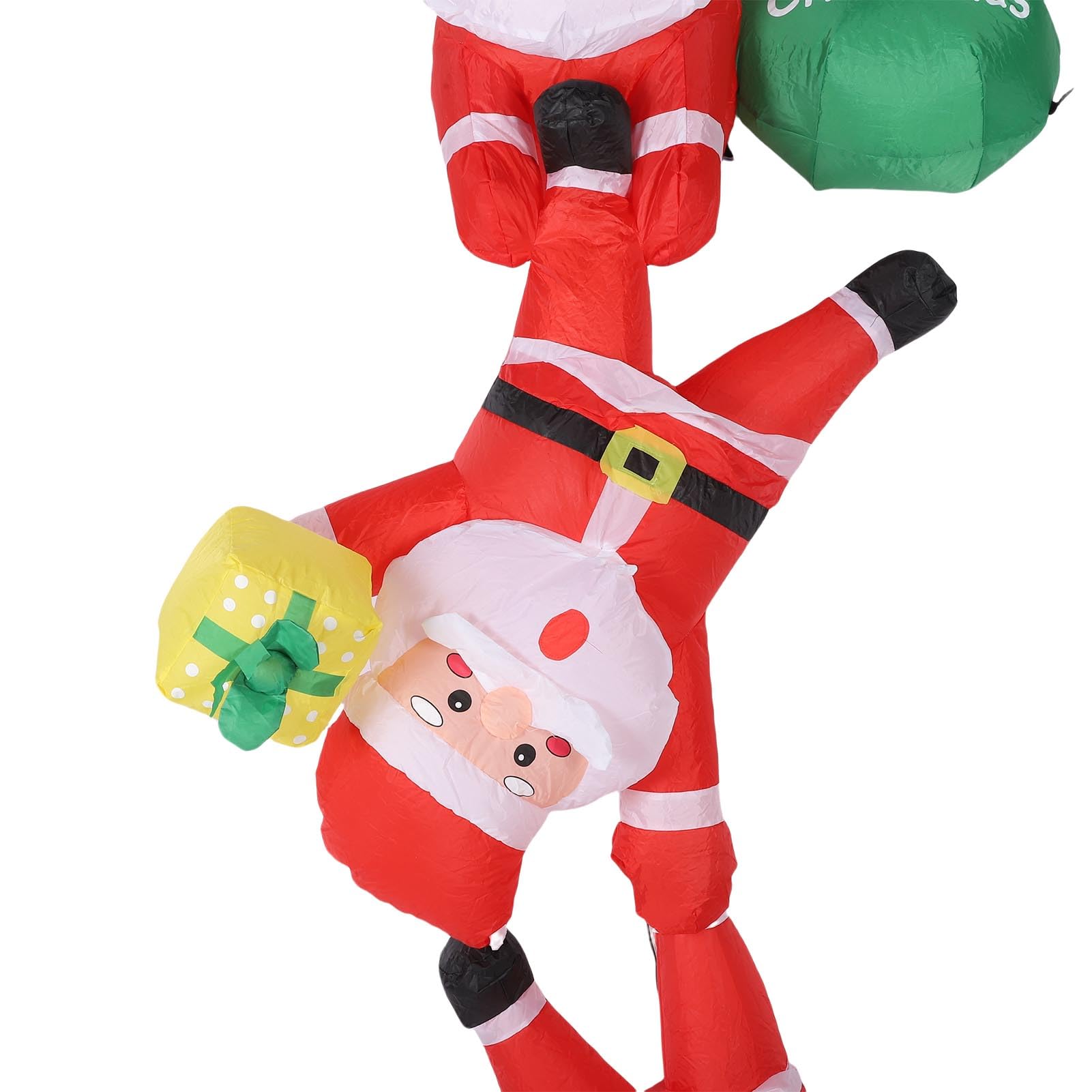 WINH Nadmuchiwany Ojciec Wspinaczkowy, Ojciec, IP44 Dowód Wodny Nadmuchiwany Xmas do Dekoracji ściany (wtyczka UE 220-240v)