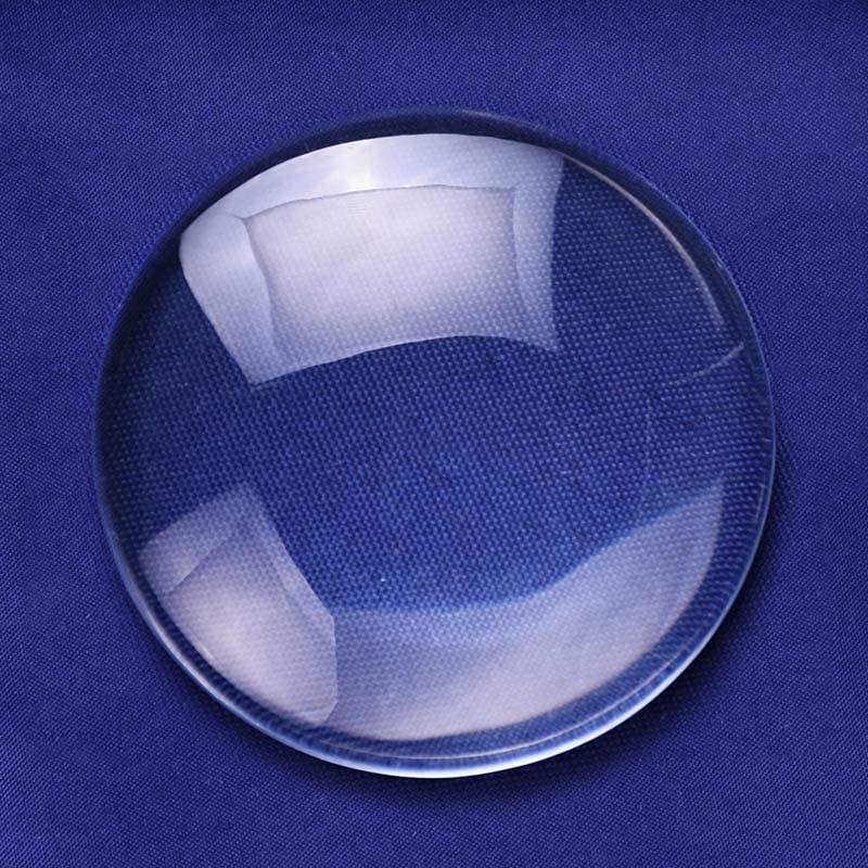 Rosebeading 5 Count 80mm Round Flat Back Clear Cabochon Dome for Jewelry and Crafts