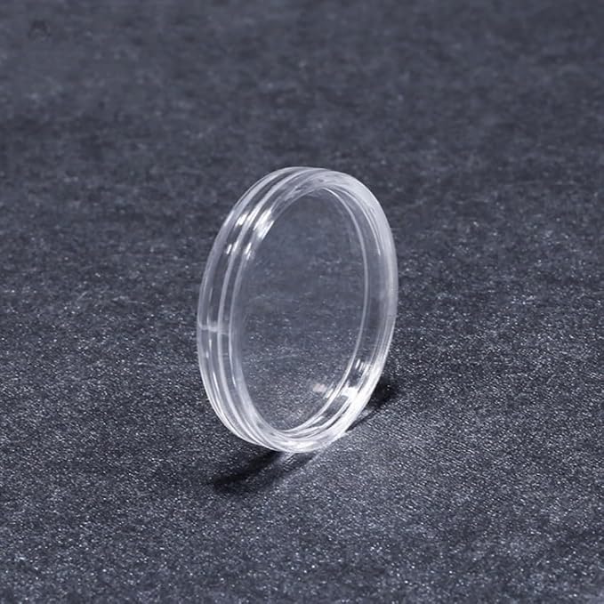 50 cápsulas transparentes para monedas de 35 mm miniatura 4