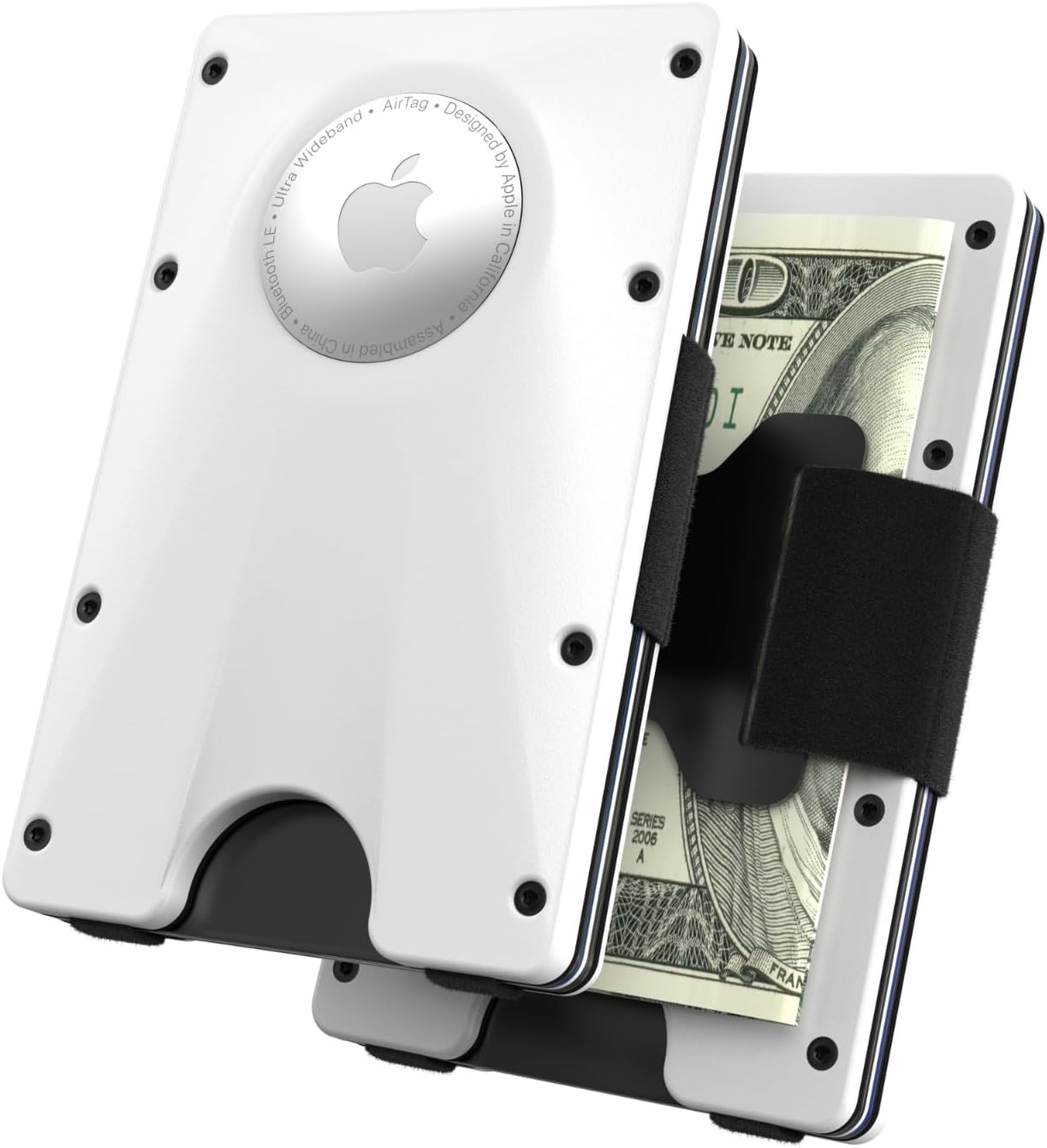 TARS. Thinnest Airtag Wallet Slim Metal Smart Wallet with