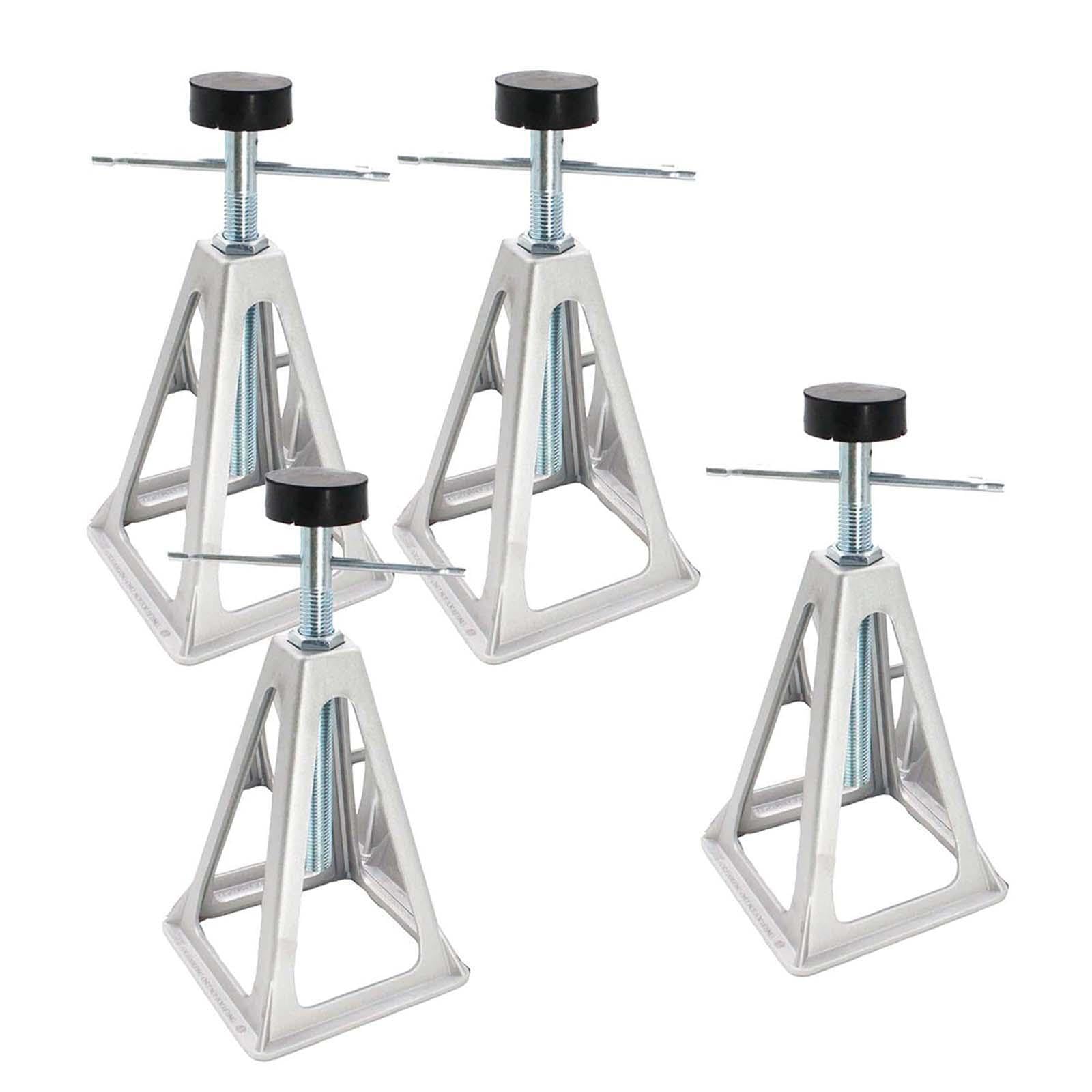 Supporti per roulotte Funzionali, Supporti Regolabili in Altezza, Strumento stabilizzatore in Alluminio per roulotte, Traino e attività all'aperto, Supporto stabilizzatore, Accessori Lega
