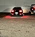 iJDMTOY Smoked Lens 36-SMD Red LED Bumper Reflector Lights Compatible With 2015-2017 Ford Mustang, Function as Tail/Brake or Rear Fog Lamps