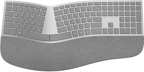 Microsoft teclado con superficie ergonómica