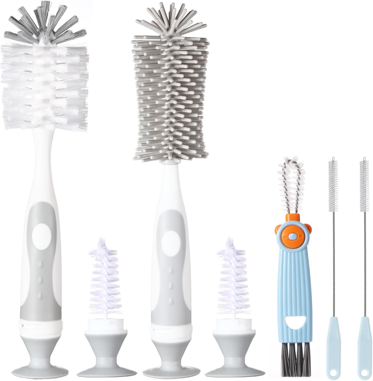 5in1 Baby Bottle Brush Set, Bottle Brush Cleaner, Bottle