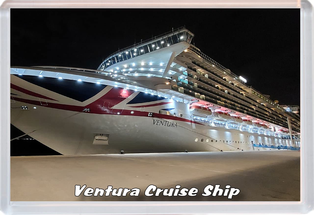 Ventura Cruise Ship - 96 x 67mm Jumbo Fridge Magnet/Magnets BBSFHM526