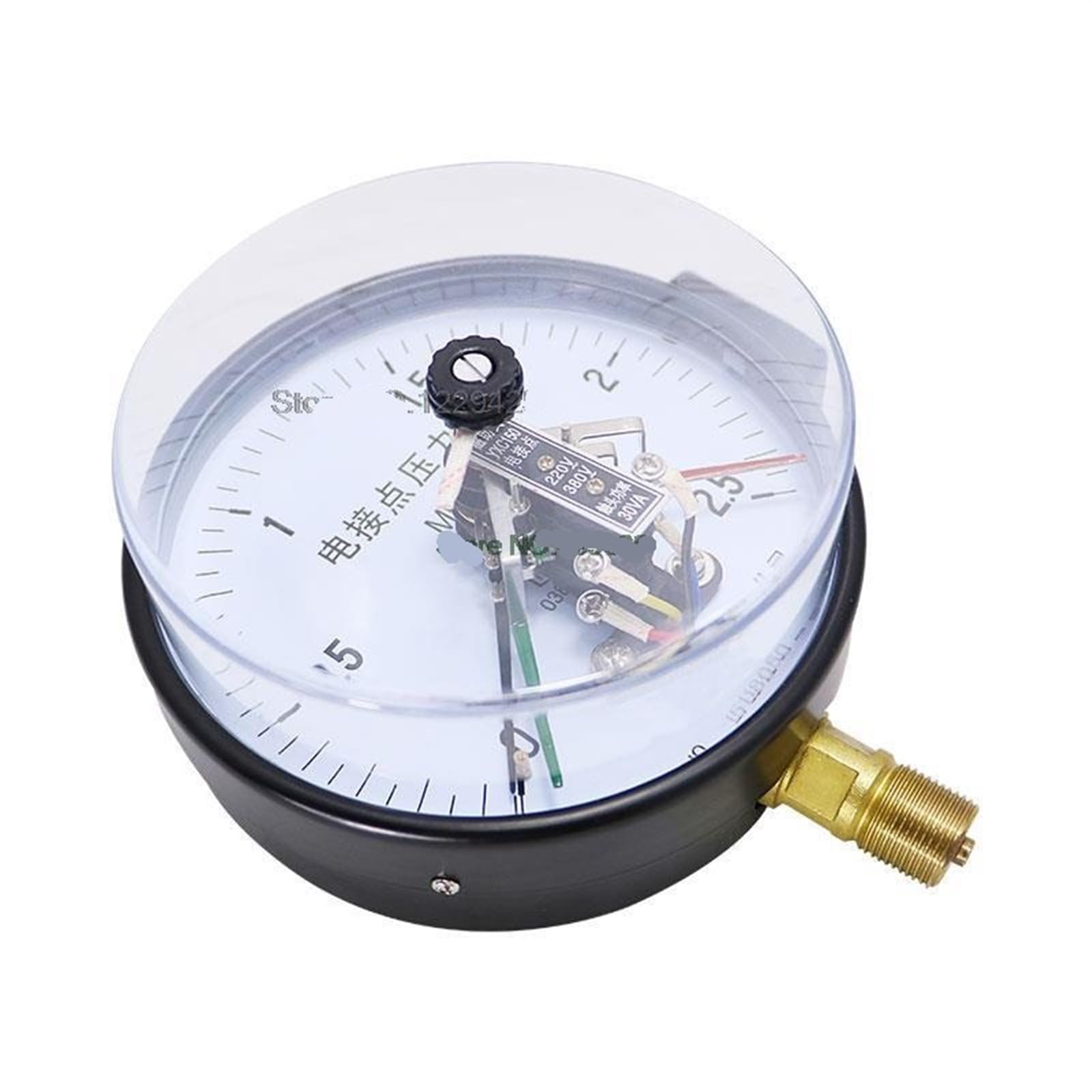 Druckmessgerät, magnetischer Hilfstyp, elektrischer Kontakt, YXC150, doppelte Schwellenwert-Steuerleistung, 30 VA 50 VA, Vakuumschütz (0–1 MPa)