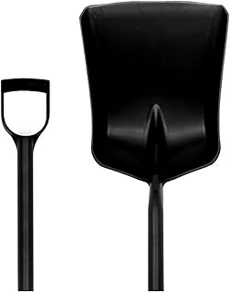 Pala de plástico, una pieza, 91,44 cm, color negro