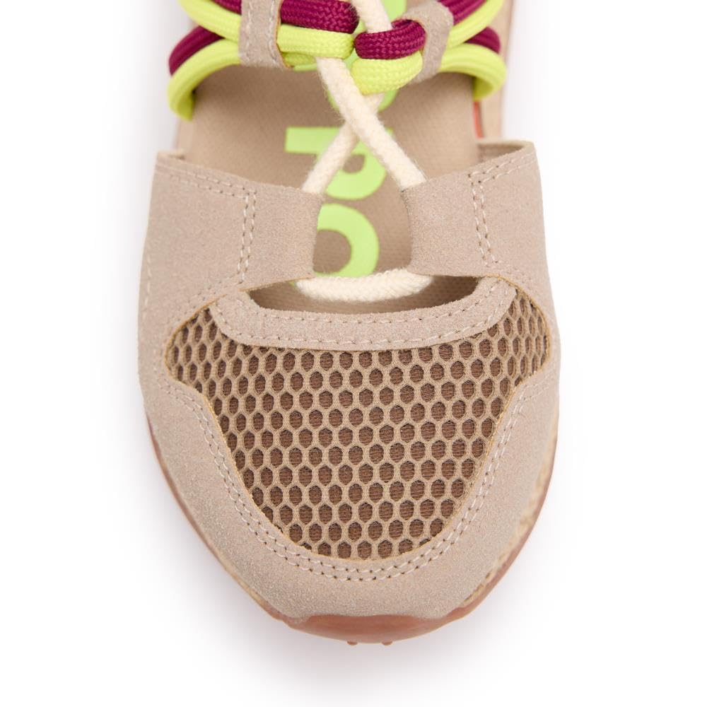 Sneakers Beige Tipo Espadrille con cuña para Mujer Tulare