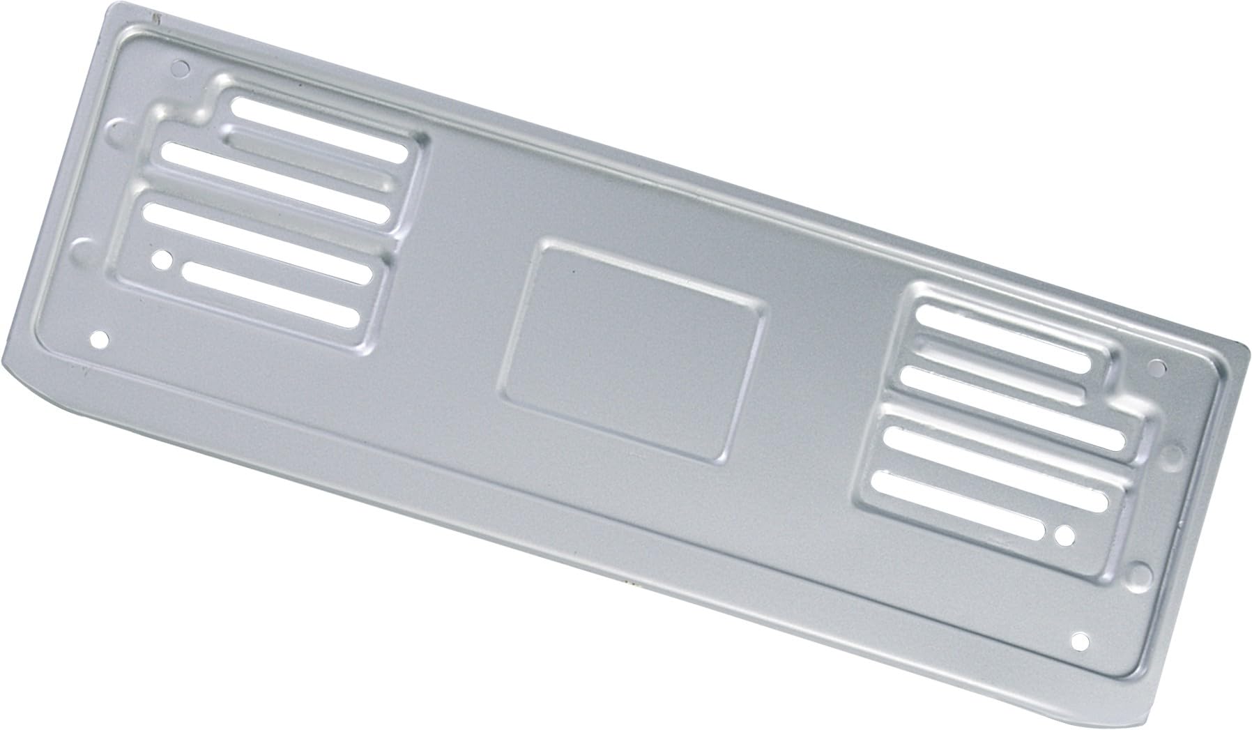 Agendepoint.it - Portatarga Anteriore Auto In Alluminio Silver Per Targa Europea 37x13