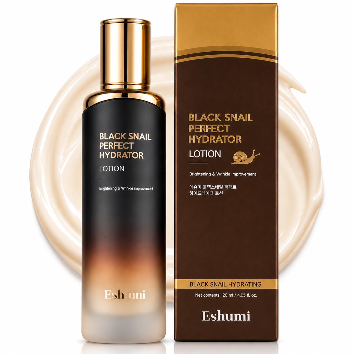 Black Snail Perfect Hydrator Lotion, Brightening & Wrinkle Improvement, Korean Premium Skincare 120ml/4.05 fl.oz