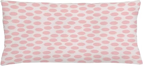 Ambesonne Retro Throw Pillow Cushion Cover, Hand Drawn Style Dots in Pastel Color and Retro Style Childhood Pattern, Decorative Rectangle Accent