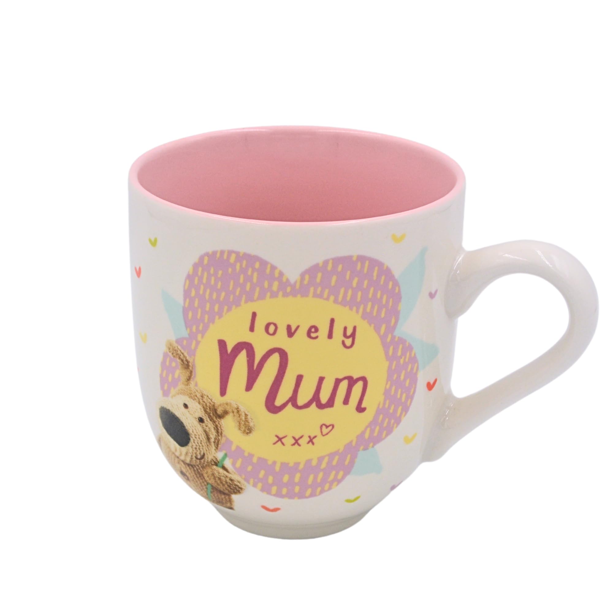 Boofle Lovely Mum Pop of Petals! Mug Gift Idea, Multicolour, Medium