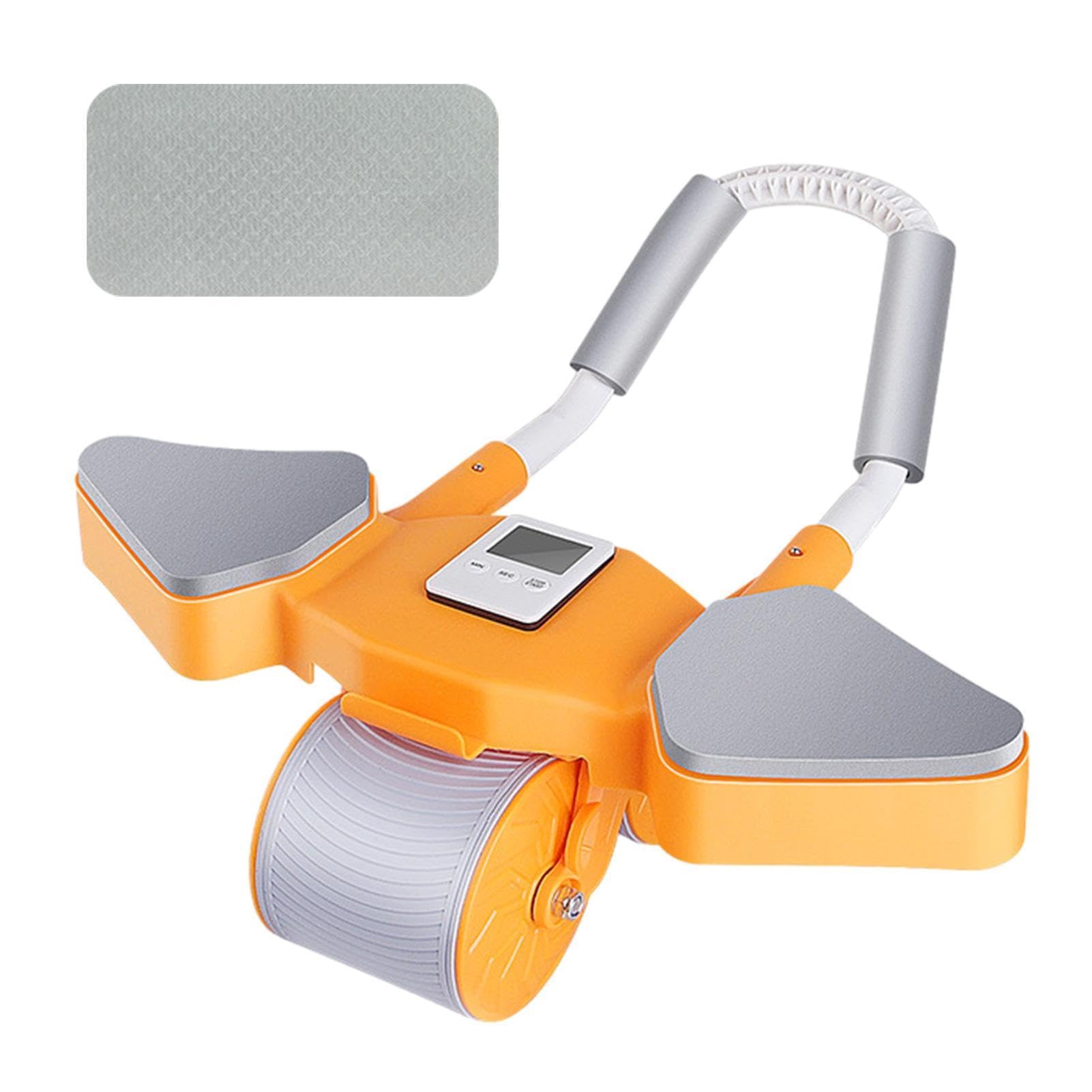 Rullo Ab con supporto per gomito,Rullo ruota Ab | Ruota a rullo fitness Ruota addominale per allenamento centrale - Ruota di esercizio Ab per gli appassionati di fitness, impugnatura antiscivolo,
