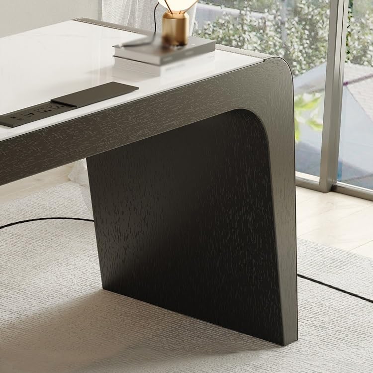 ENGENDER Schreibtisch Einfache Wohnzimmermöbel aus Holzfelsenplatten, geeignet for Moderne Arbeitszimmer zu Hause, Firmenbüro Office Desk(160cm)