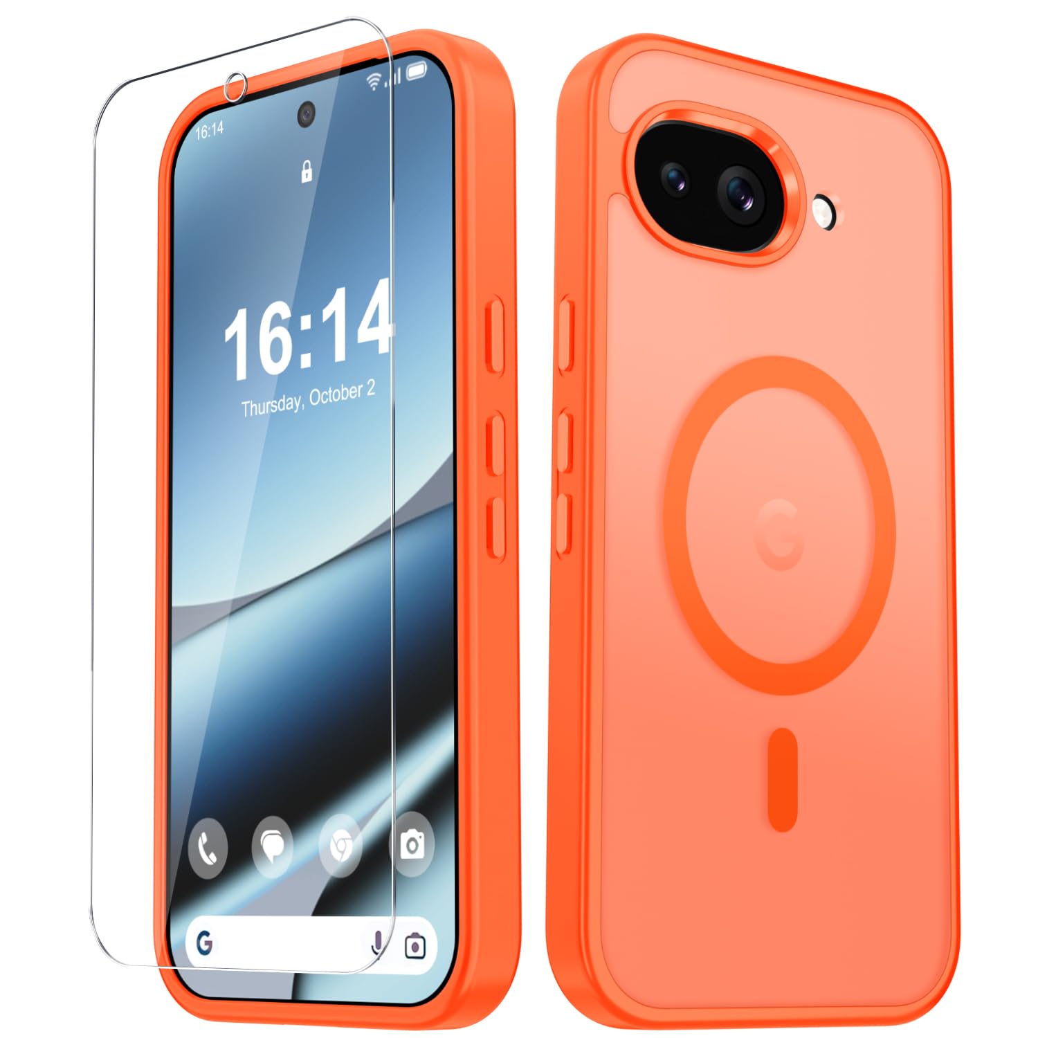 Amazon.com: for Google Pixel 10a Case, Matte Magnetic Phone Cover