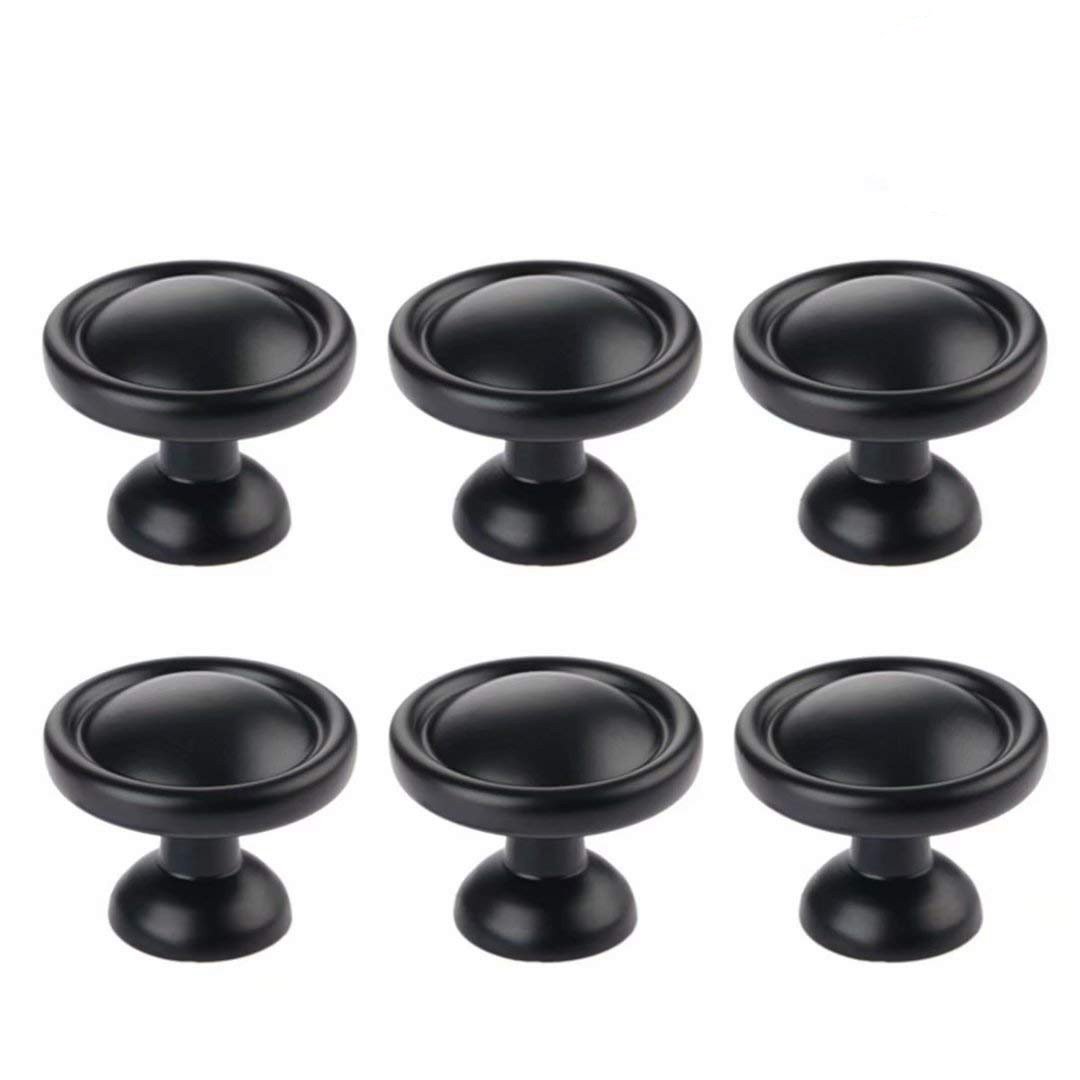 Fagoritime Antique Knob, Zinc Alloy Cabinet Knobs Black