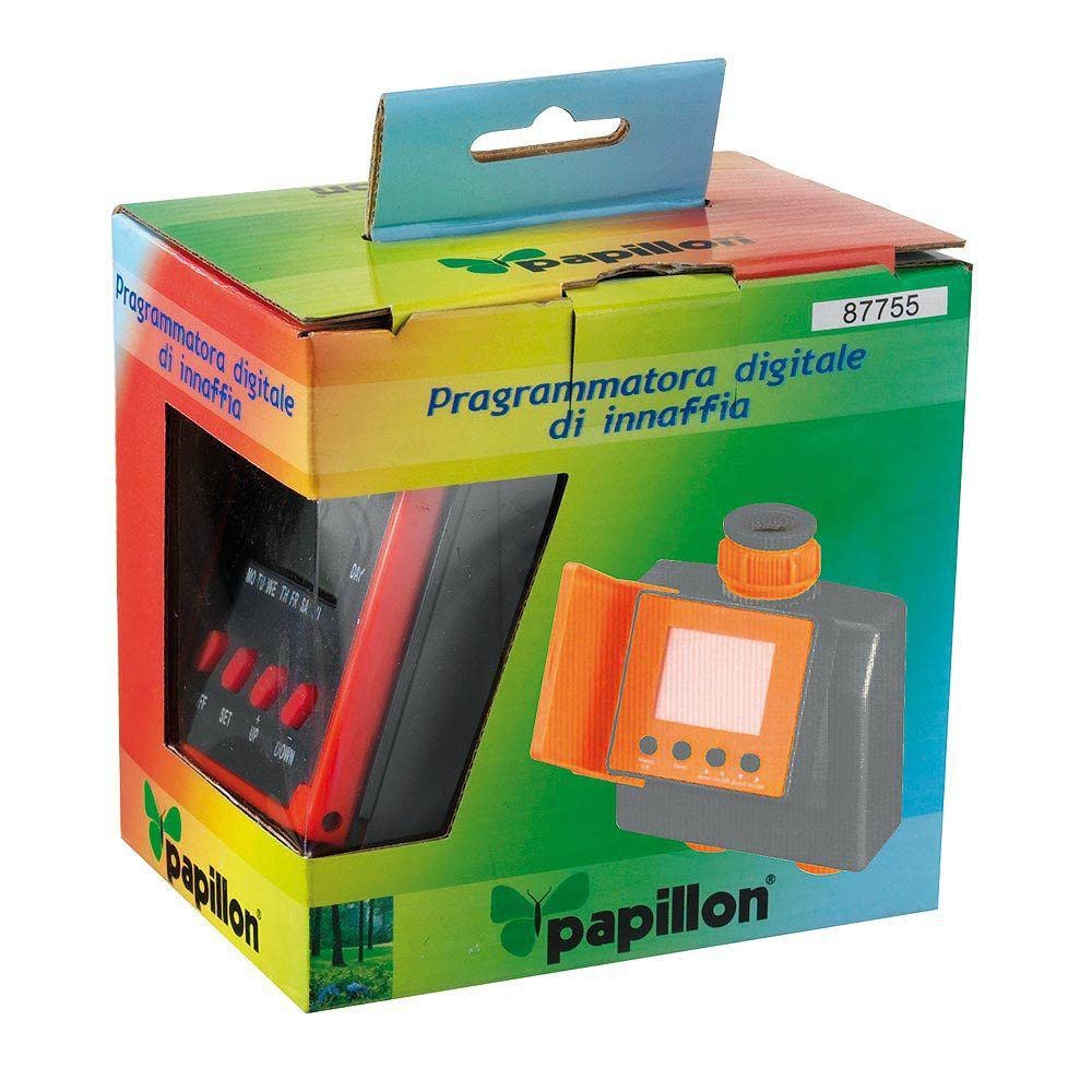 Papillon - Centralina Elettronica per Irrigazione Bizona Giardino con Timer Digitale