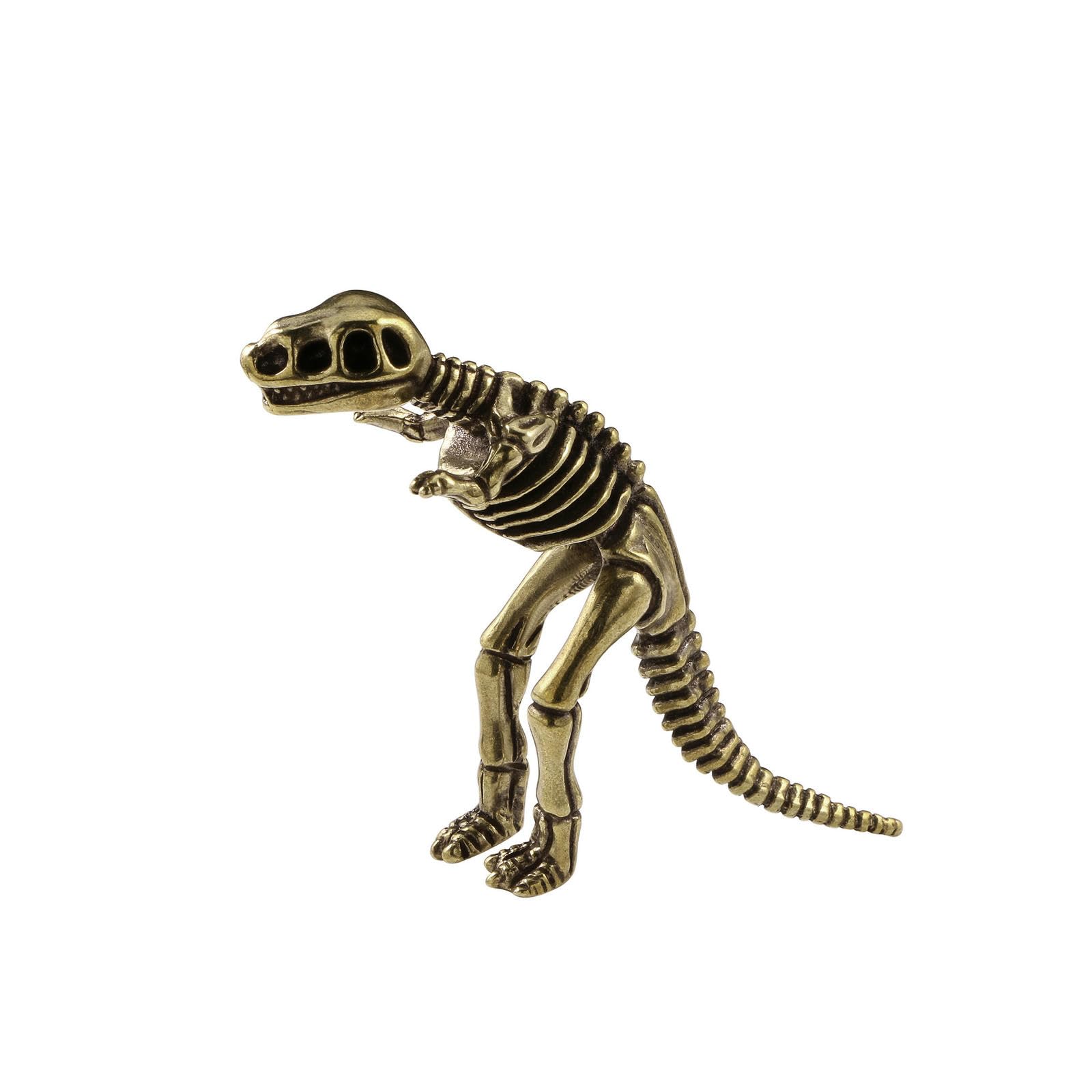 Set Di 4 Spille A Forma Di Dinosauro Scheletro In Metallo