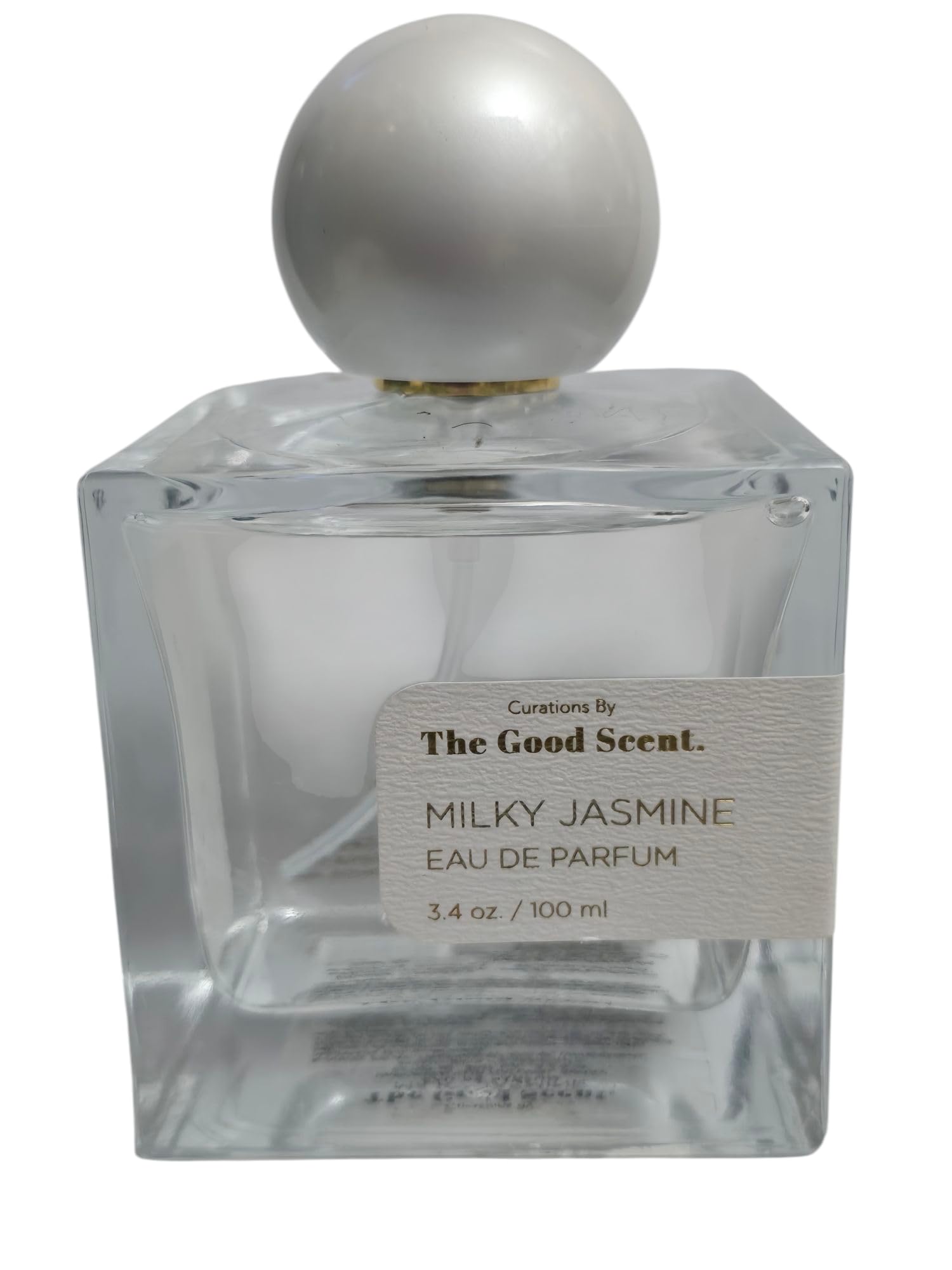 Milky Jasmine Curations By The Good Scent Eau De Parfum Spray 3.4 fl oz With Notes Toasted Coconut, Whipped Caramel, Tiare Flower, Jasmine, Warm amber