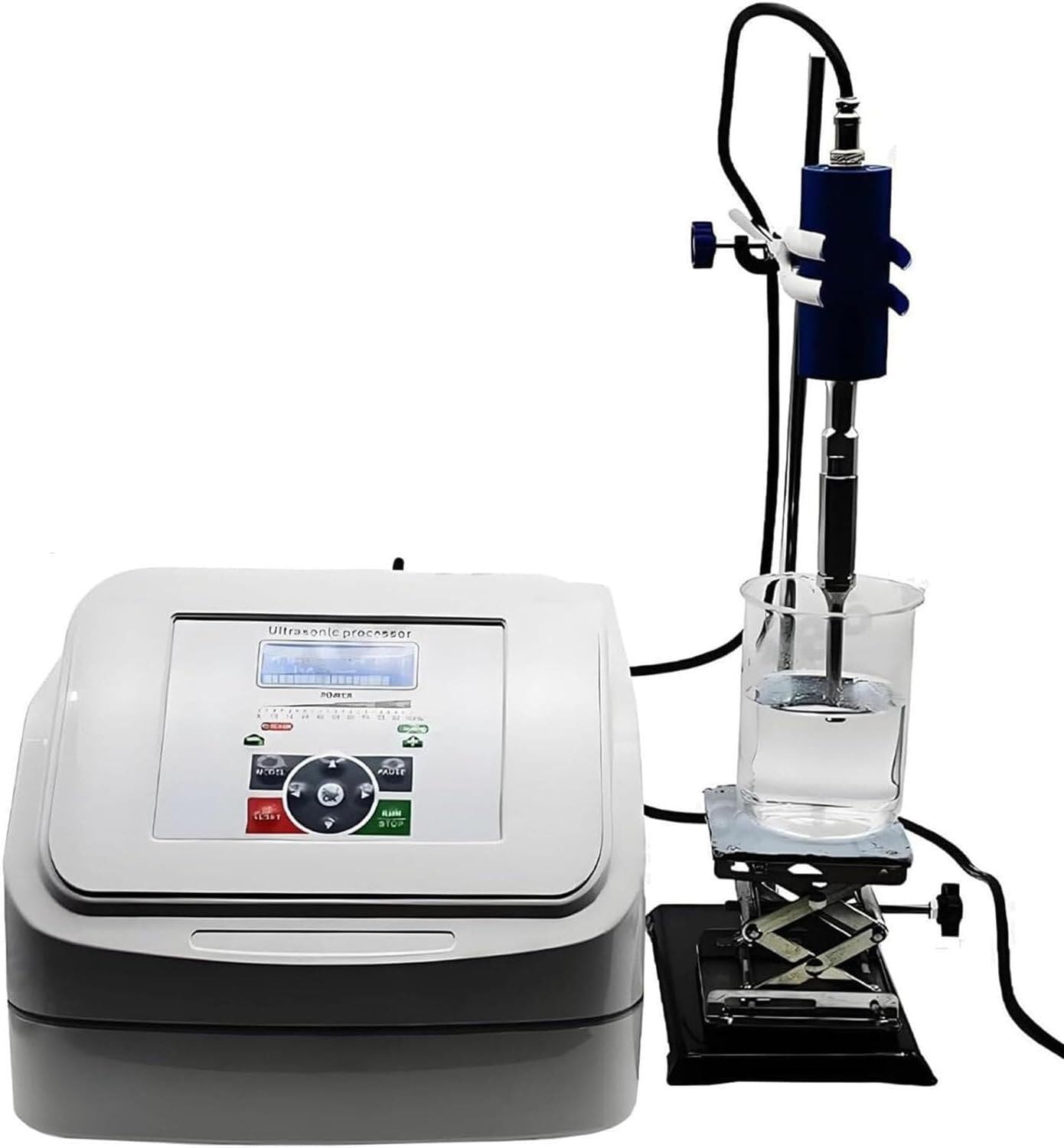 Homogenizator ultradźwiękowy o wysokiej prędkości - mieszalnik laboratoryjny i zakłócający komórkę, 800W, 20 kHz, sondy tytanowe (2-10 mm)