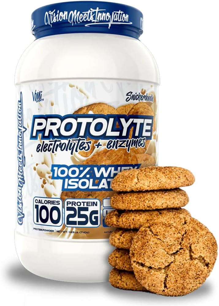 ( expires 4/2025). VMI Sports | Protolyte Whey Isolate Protein Powder | Low-Calorie Whey Protein Powder for Weight Loss | Protein Powder for Muscle Gain | Non-GMO (Snickerdoodle, 1.6 Pounds) Snickerdoodle 1.6 Pound