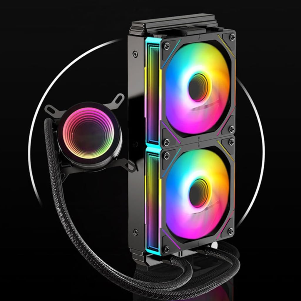 Radiatore raffreddato ad acqua di raffreddamento liquido di sincronizzazione di ARGB con 2/3 efficienza dei fan di 120mm